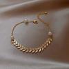 Estilo japonês e coreano gatinho garra imitação pérola luz luxo elegante internet popular pulseira da moda presente feminino design de nicho suave para namoradas