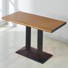 Mesa y silla de comida rápida sencillas al por mayor, silla de esquina de hierro, tienda de té con leche, restaurante, cantina, mesa y silla combinadas