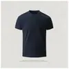 Nueva Camiseta Deportiva Transpirable de Malla de Secado Rápido de Manga Corta para Hombre, Estilo Old Money, para Correr en Verano, sin Costuras Integradas