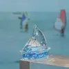 Lindo Mini Velero Gota de Aceite Juguete de Descompresión Regalo de Cumpleaños para Niños Regalo Pequeño Adornos de Decoración para Escritorio del Hogar