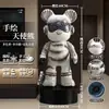Enfeites Grandes de Chão de Anjo Pintado à Mão e Urso Legal Classe de Luxo Acessível Decoração para Sala de Estar de Casa com Lâmpada de Céu Estrelado