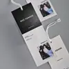Novas Etiquetas de Roupa Tendência Estilo Coreano Personalizadas Textura Personalizada Fita Grossa Etiquetas de Roupa Personalizadas Marcas Universais
