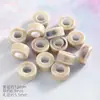 Jingdezhen Joias Contas Espaçadoras com Furo Grande Acessórios para Roupas Pulseira Material DIY Contas Espaçadoras Soltas Anel Virado em Forno Contas de Cerâmica