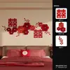 Set de Decoración para Habitación de Boda para la Sala y el Dormitorio del Novio, Habitación de Boda Nueva de la Novia, Guirnaldas Festivas, Bata de Baño, Accesorios para Fotos