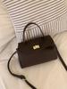2026 Nova Bolsa de Mão Fashion Retrô de Alta Qualidade Estilo Coreano para Mulheres, Bolsa de Ombro Transversal Versátil para o Dia a Dia, Bolsa Quadrada Pequena