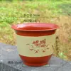 Maceta de Plástico para Maceta de Flor de Casa en Sala de Estar Extra Grande Engrosada Maceta Redonda para Bonsái de Árbol Frutal Árbol del Dinero Cerámica de Imitación