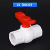 Fabricante direto Válvula de esfera com rosca interna de PVC Válvula de esfera de passagem reta com rosca interna de plástico Válvula de chave para tubulação de abastecimento de água Venda por atacado