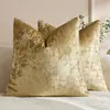 Funda de almohada de terciopelo helado de color liso estilo nórdico de lujo ligero más vendida en Amazon cojín de sofá de terciopelo