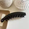 Grampo Banana Dentado para Rabo de Cavalo Alto para Mulheres no Outono e Inverno, Presilha Vertical Fofa e Volumosa para a Parte de Trás da Cabeça, Presilha Torcida e Presilha de Garra com Estampa de Leopardo