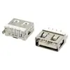 Conector USB 2.0 A Hembra AF Montaje Vertical H=10.0Mm Montaje en Superficie Vertical SMT Conector USB Vertical de 180 Grados Interfaz