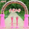Arco de Flores de Seda Puerta de Flores Completa Puerta de Flores para Boda Evento de Celebración de Apertura de Tienda Nuevo Arco de Flores Soporte para Flores Accesorios de Flores para Boda