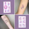 Pegatinas de Tatuaje de Brillo Serie de Animales de Dibujos Animados Transfronterizas Son Imprescindibles para Actuaciones Infantiles, Viajes, Baile, Pegatinas Impermeables y de Larga Duración