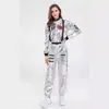 Disfraz de Halloween Cosplay Tierra Errante Mismo Estilo Traje Espacial Mono de Astronauta para Mujer Traje de Escenario