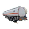 Carroceria Tanque para Mercadorias Perigosas Semi-reboque Tanque de Aço Inoxidável Semi-reboque Transporte de Diesel Gasolina Tanque Líquido Semi-reboque Tanque