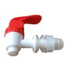 F ^ burbuja de vidrio botella de vino grifo de plástico 12MM tanque sellado interruptor de acero inoxidable boquilla tanque de agua de cobre frasco de vino válvula
