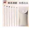 Cangzhou nuvem de porcelana sombra escova terno cabelo macio olhos maquiagem halo pincel deitado bicho-da-seda delineador lâmina pincel detalhe olho pincel de maquiagem