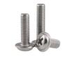 Tornillo de cabeza redonda cruzada de acero inoxidable 201 con almohadilla para alambre de máquina, tornillo de cabeza plana PWM con tornillo mediano M3M4M5, tornillo pequeño electrónico