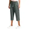 Pantalones Cortos Elásticos de Cintura Alta para Mujer de Amazon, Pantalones Deportivos Finos de Verano, Pantalones Harem Holgados, Pantalones Casuales para Mujer de Tallas Grandes en Stock