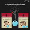 Lin Lake Space Bean Pesca Selvagem Competitiva Geral 6+1 Borracha Sem Lesão Linha Borracha Fina Feijão Pesca Suprimentos Pequenos Acessórios
