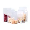 Sacos Ziplock Transparentes Espessos com Selagem Lateral de Oito Lados Autoportantes para Grãos, Frutas Secas, Chá, Sacos Selados, Sacos Plásticos para Embalagem de Alimentos