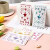 Amazon Transfronterizo Princesa de Gemas Flor de Perla Lazo Pegatinas para Niños Juguete de Niña