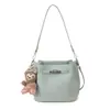 Bolso Pequeño de Moda y Tendencia para Mujer 2026 Nuevo Bolso Cubo Vintage de Cuero Suave con un Toque de Lujo para el Viaje Diario y Uso Cruzado