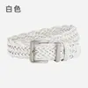 Cinturón Decorativo Tejido a Mano sin Perforaciones para Mujer Moda Europea y Americana Clásico Versátil Cinturón para Vestido de Mujer