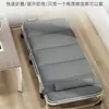 Cama de solteiro dobrável, cama simples para cochilo no escritório, cadeira dobrável reforçada para companhia, cadeira de lazer, cadeira de cochilo para adultos, poltrona reclinável portátil