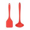Espátula de Silicona, Espátula para Suplementos Alimenticios, Cuchara Pequeña Mini, Cuchara para Freír, Espátula Especial para Cocinar en Sartén Antiadherente, Juego de Utensilios de Cocina