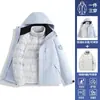 Chaqueta impermeable y cálida 3 en 1 marca Camel para mujer para montañismo y senderismo, chaqueta de plumón nueva para hombre para primavera, otoño e invierno