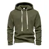 Sudadera con capucha para hombre de Amazon, estilo europeo y americano, jersey con cordón para otoño e invierno, top simple y versátil de forro polar de manga larga