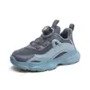 Fábrica de Origen Zapatos Cálidos Giratorios para Niños Estilo Papá para Exteriores Invierno Terciopelo Antideslizantes Cuero Suela Gruesa Zapatos Deportivos