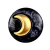 Botones de Resina de Luna de Metal Sencillos Botón Decorativo Estilo Chanel para Chaqueta Hebilla de Botón para Abrigo Botón para Suéter de Punto