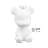Decoração de Bolo Dia dos Namorados 2025 Urso Vela 520 Cartão Coração Amor Acrílico Decoração de Confeitaria Plug-in
