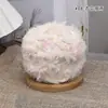 Hilo de mohair mezclado a mano con textura de pelo, hilo especial para bolsos de bricolaje, color caramelo, suave para sombreros hechos a mano, hilo para suéteres de ganchillo