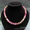 Pulsera Colgante de Cristal de Sandía al por Mayor Cadena de Mamá para Mujer Cadena de Torre Cuenta Redonda Suministro de Puesto Callejero Transmisión en Vivo Una Pieza Envío Directo Pulsera