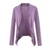 Elegante cárdigan de manga larga con volantes para mujer, nuevo modelo otoño 2026, ligero, bonito, versátil prenda exterior tipo camiseta para mujer