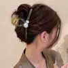Pinza de tiburón perla francesa pinza para el cabello de alta calidad pinza para el cabello de celebridad de Internet grande pasador para el cabello volumen del cabello de la parte posterior de la cabeza accesorios para el cabello grandes venta al por mayor