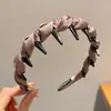 Elegante 2026 Novo Estilo Aro de Cabelo Não Apertado Acessório de Cabelo Estilo Coreano Faixa de Cabelo Maillard Presilha de Cabelo Versátil Vintage para Mulheres