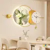 Pintura Decorativa de Restaurante Estilo Moderno Simples com Relógio, Arte de Parede com Fundo de Pedra e Arenito Pintura para Pendurar na Parede