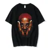 Camiseta com Estampa Gráfica do Rapper Young Thug Verão Masculina Feminina g