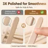 Palillo para remover café desechable transfronterizo, palillo para remover fórmula para bebés, palillo de miel con mango largo de madera para bebidas calientes, empaquetado individualmente