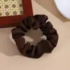 Goma elástica para el pelo tipo scrunchie de conejo para niñas, banda elástica de dibujos animados para coleta alta, accesorio para el pelo no dañino para bebés