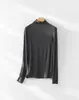 26ª Primavera Nuevo Modelo Base de Cachemira y Seda Cuello Alto para Mujer Ligero Transpirable Estilo Elegante Ropa para Mujer Venta Directa de Fábrica