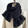 Cachecol Feminino de Inverno Versátil Mantém o Calor Para Casal Proteção de Pescoço de Estudante Lã Tricotada de Caxemira Cachecol de Menina Toque Sofisticado Pescoço Masculino