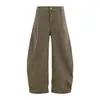 Pantalones unisex estilo high street americano 1105 con un diseño vintage de alta gama y aspecto desgastado, pantalones cargo de hoz holgados para hombre