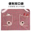 Delantal de Algodón Transpirable Estilo Nuevo Cocina Hogar Ropa de Cocina Resistente al Desgaste Resistente a la Suciedad Mono Puesto de Trabajo Ropa de Trabajo