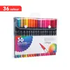 Set de Plumas de Acuarela de Base Acuosa con Doble Punta, Plumas Suaves para Dibujar, Plumas de Contorno, Plumas de Punta Suave para Uso en Jardín de Infancia