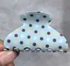 Grampo de Cabelo Acrílico de Alta Qualidade Estilo Coreano para Mulheres, Presilha Elegante para Primavera e Verão, Grampo de Cabelo Exquisito para Mulheres