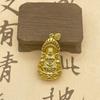 Pingente Maitreya Buda em Liga Eletrogalvanizada Personalizado Dominador e Seguro Pingente Guanyin Banhado a Ouro Acessórios de Joalheria para Colar DIY